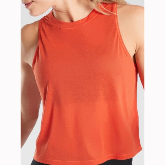 🆕 Athleta Women's Vapor 'Torch Red' Muscle Tank - Picture 3 of 9